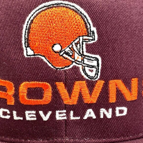 Cleveland Browns Vintage 1999 NFL Adjustable NOS 'Stache' Cap - Picture 5 of 7